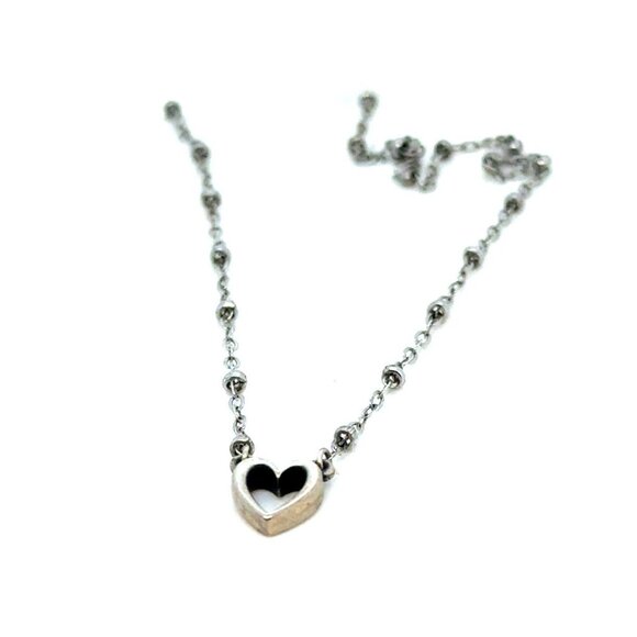 James Avery Delicate Heart Beaded Necklace - Picture 2 of 6